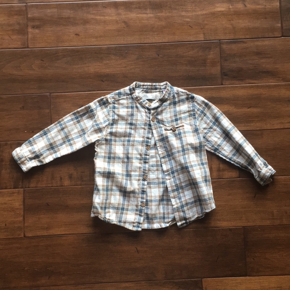Zara toddler boys button up